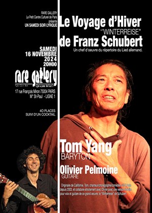 Affiche de Le voyage d'hiver de Franz Schubert avec le baryton Tom Yang