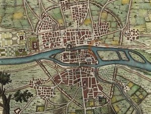 Affiche de Visite guidée : Paris 1200, l' enceinte de Philippe Auguste, le grand tour | par Emmanuel Fontaine