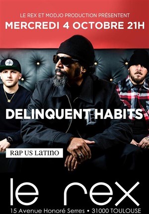 Affiche de Delinquent Habits + La Casa del Phonky + DJ Mayday | Rap latino