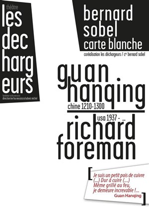 Affiche de Carte blanche à Bernard Sobel | Richard Foreman