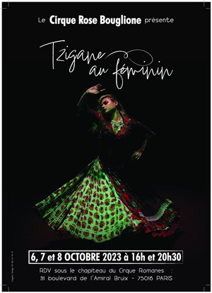 Affiche de Cirque Rose Bouglione : Tzigane au féminin