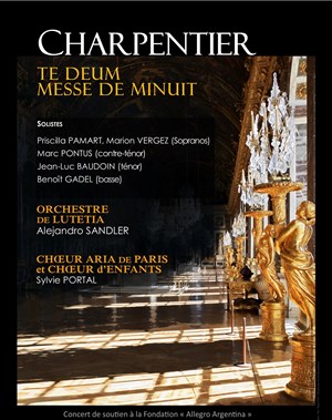 Affiche de Concert de Noël: Orchestre de Lutetia et Choeur Aria de Paris