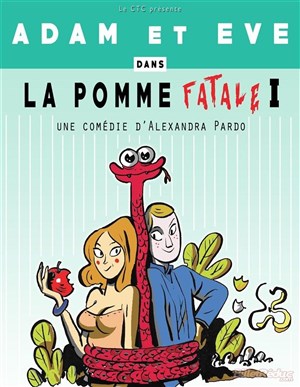 Affiche de Adam et Eve dans la pomme fatale 1