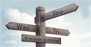 Affiche de Wan, tou, tri, on propose : tu choisis !