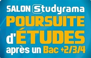 Affiche de Salon Studyrama de la Poursuite d'Etudes après un Bac +2/3/4 de Lyon