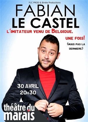 Affiche de Fabian Le Castel dans L'imitateur venu de Belgique une fois !