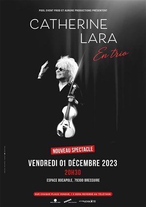 Affiche de Catherine Lara en trio