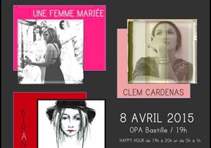 Affiche de Plateau Clem Cardenas | 2ème partie : Kiriane | 1ère partie : Une femme Mariée