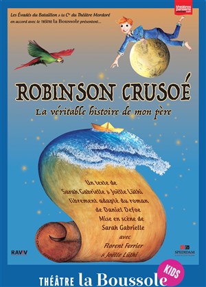 Affiche de Robinson Crusoé, la véritable histoire de mon père