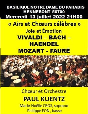 Affiche de Paul Kuentz : Airs et choeurs célèbres | Hennebont