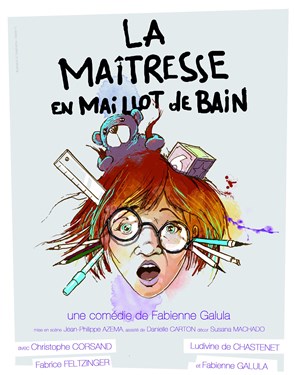 Affiche de La maîtresse en maillot de bain
