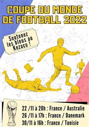Affiche de Matchs de l'équipe de France | Coupe du monde de football 2022