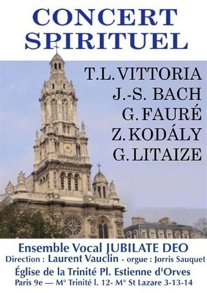 Affiche de Concert Spirituel