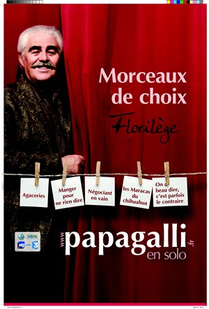 Affiche de Serge Papagalli dans Morceaux de choix