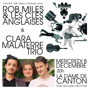 Affiche de Clara Malaterre + Rob Miles & Les clés anglaises