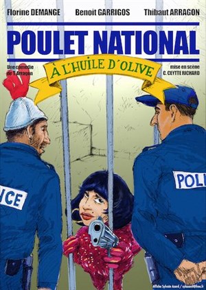 Affiche de Poulet national à l'huile d'olive