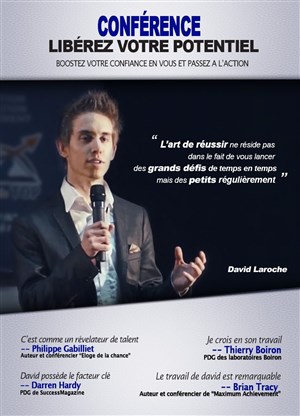 Affiche de Conférence libérez votre potentiel : Les 7 étapes de la confiance en soi