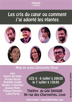Affiche de Les cris du coeur ou comment j'ai adopté les plantes