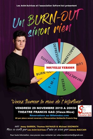 Affiche de Un burn-out sinon rien