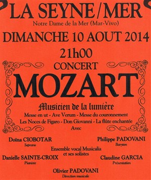 Affiche de Mozart, musicien de la lumière