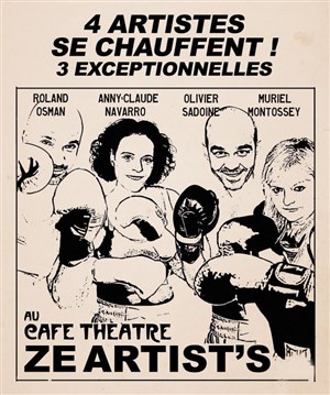 Affiche de 4 artistes se chauffent !