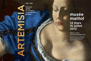 Affiche de Visite-guidée de l'exposition Artemisia Gentileschi, femme peintre, au musée Maillol | par Géraldine Puireux