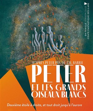 Affiche de Peter et les grands oiseaux blancs, d'après Peter Pan de J.M. Barrie