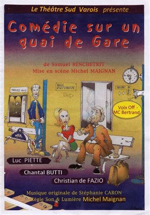 Affiche de Comédie sur un quai de gare