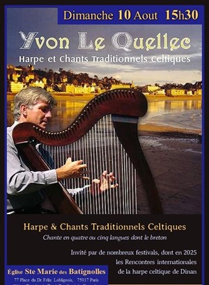 Affiche de Harpe & Chants Traditionnels Celtiques