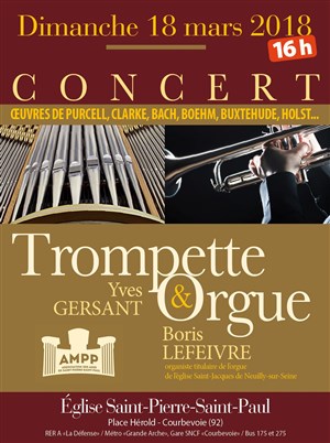 Affiche de Concert trompette et orgue