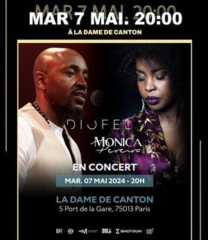 Affiche de Monica Pereira + Diofel + Lizu 1ère partie