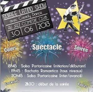 Affiche de Soiree Latino show | Cassidy dance