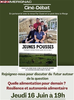 Affiche de Ciné-Débat : Jeunes Pousses