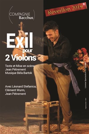 Affiche de Exil pour 2 violons - soirée du réveillon