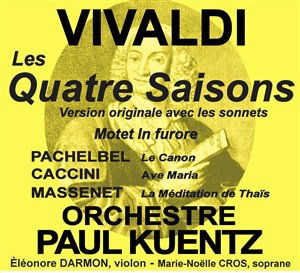 Affiche de Vivaldi les quatre saisons orchestre Paul kuentz