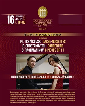 Affiche de Récital de piano à 4 mains