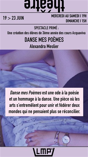 Affiche de Danse mes poèmes