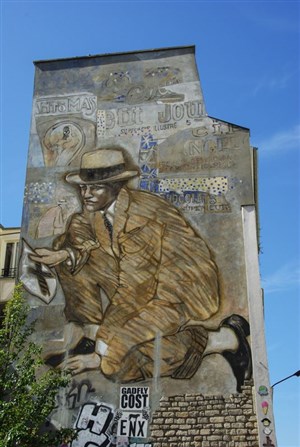 Affiche de Visite guidée : Il était une fois sur les murs de Belleville | par Paris Conteurs