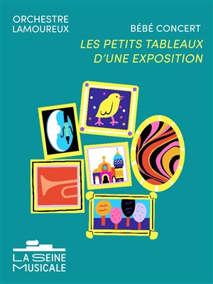 Affiche de Bébé Concert : Les petits tableaux d'une exposition