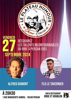 Affiche de Plateau humour de Sébastien Joel