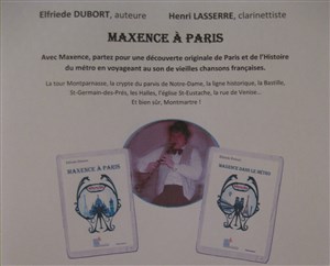 Affiche de Maxence à Paris