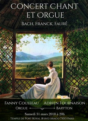 Affiche de Concert Chant et Orgue