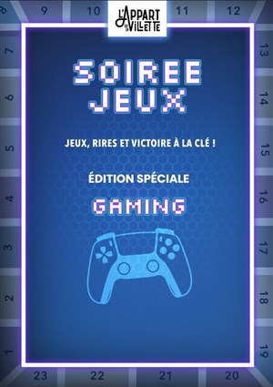 Affiche de Soirée jeux Spéciale Gaming