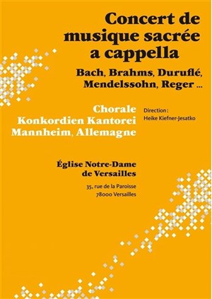 Affiche de Musique sacrée a cappella