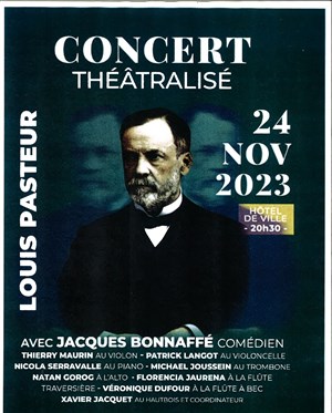 Affiche de Concert theatralisé Louis Pasteur