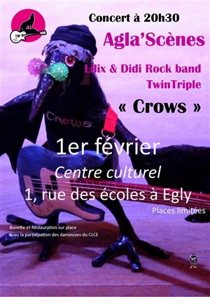 Affiche de Crows | Concert Agla'Scènes