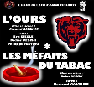 Affiche de L'Ours + Les méfaits du tabac