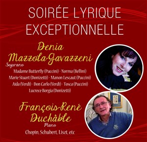 Affiche de Soirée lyrique