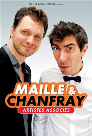 Affiche de Maille et Chanfray, duo comique composé d'environ deux personnes