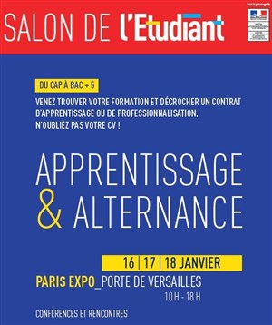 Affiche de Salon de l'apprentissage et de l'alternance de Paris